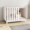 Dog House White Solid pine wood Medium Durable Dog House