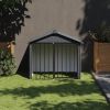 Dog House Black Galvanized steel 46.1x40.6x40.2 in Dog House