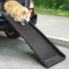 BedsPortable Foldable Pet Ramp Climbing Ladder Suitable for Off-road Vehicle Trucks - Black XH