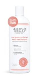 Veterinary Formula Clinical Care Hot Spot and Itch Relief Medicated Shampoo for Dogs and Cats, 16 oz