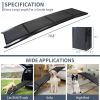 Dog Ramp for Car, 71" Long & 20" Wide Folding Portable Pet Stair Ramp with Non-Slip Rug Surface