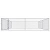 Outdoor Dog Kennel Galvanized Steel 13.1'x13.1'x3.3'