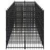 Outdoor Dog Kennel Steel 198.4 ft²