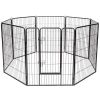 40 Inch 8 Metal Panel Heavy Duty Pet Playpen Dog Fence