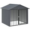 Dog House Black Galvanized steel 46.1x40.6x40.2 in Dog House