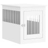 Dog Crate Furniture White 21.7"x29.5"x25.6" Engineered Wood
