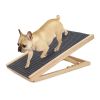 Dog Ramp for Bed, Extra Wide Excellent Traction, Pet Ramp for Small Dogs to Get on Couch Car, Non-Slip Rubber Surface, 17" Wide Hold up to 80lb