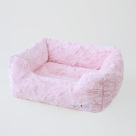 Bella Dog Bed (Color: Baby Pink, size: LG)