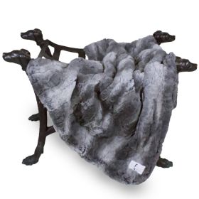 Deluxe Dog Blankets (Color: Granite, size: LG)