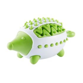 Pet Tooth Cleaning Indestructible Puppy Toys Ball Molar Tooth Cleaning (Color: green)