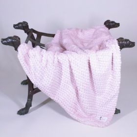 Paris Dog Blankets (Color: Rosewater, size: LG)